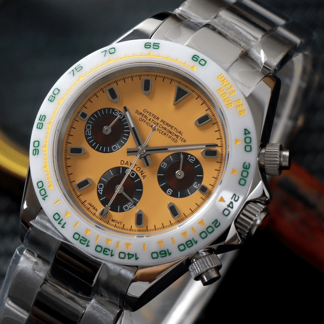 CUSTOM SEITONA CHRONOGRAPH MOD VINTAGE SAFARI EDITION - Monomods