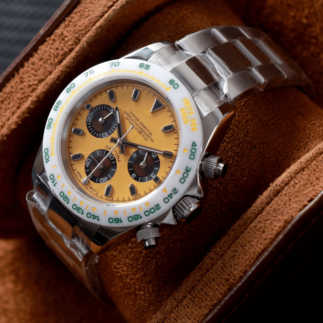 CUSTOM SEITONA CHRONOGRAPH MOD VINTAGE SAFARI EDITION - Monomods