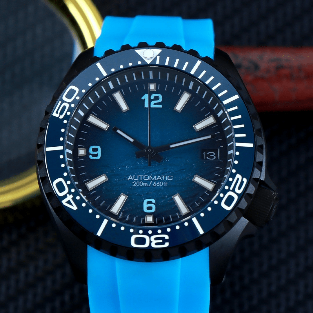 CUSTOM SKX07 SKX MOD DEEP OCEAN CYAN EDITION - Monomods