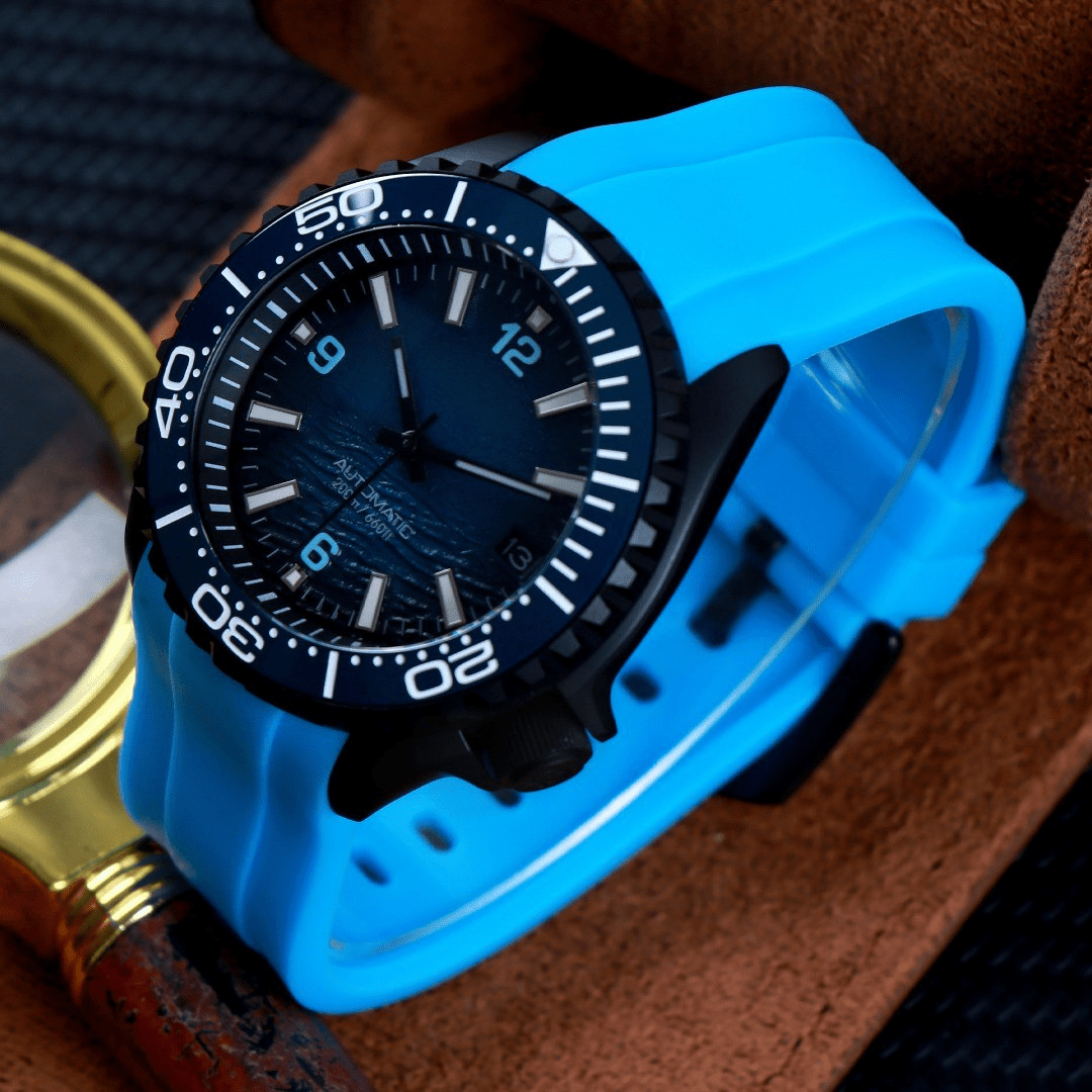CUSTOM SKX07 SKX MOD DEEP OCEAN CYAN EDITION - Monomods
