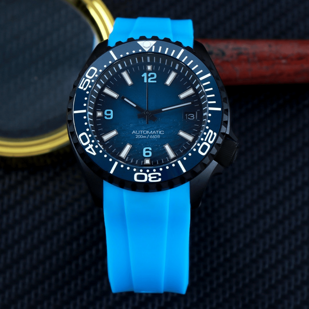 CUSTOM SKX07 SKX MOD DEEP OCEAN CYAN EDITION - Monomods