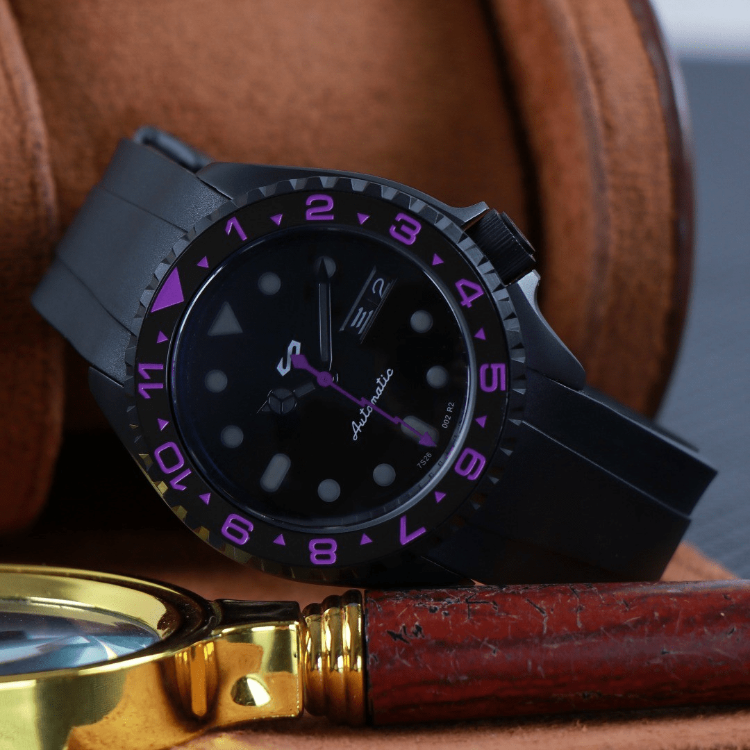 CUSTOM SKX07 SKX MOD PHANTOM PURPLE EDITION - Monomods
