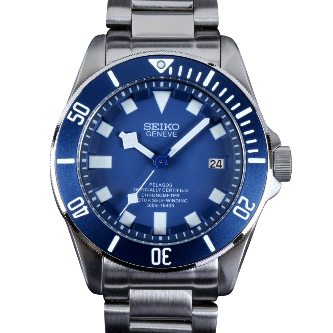CUSTOM TUDEIKO AUTOMATIC OYSTER MOD DEEP BLUE EDITION - Monomods