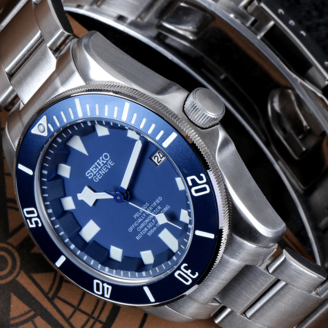 CUSTOM TUDEIKO AUTOMATIC OYSTER MOD DEEP BLUE EDITION - Monomods