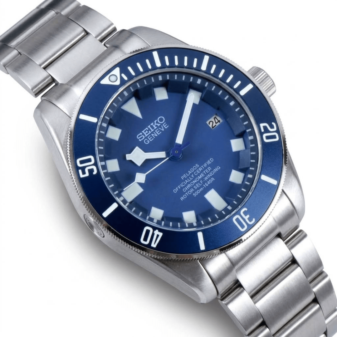 CUSTOM TUDEIKO AUTOMATIC OYSTER MOD DEEP BLUE EDITION - Monomods