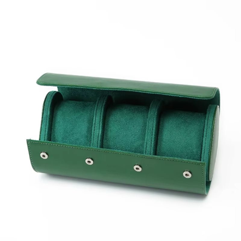 Green Multi - Slot Watch Travel Case - Monomods