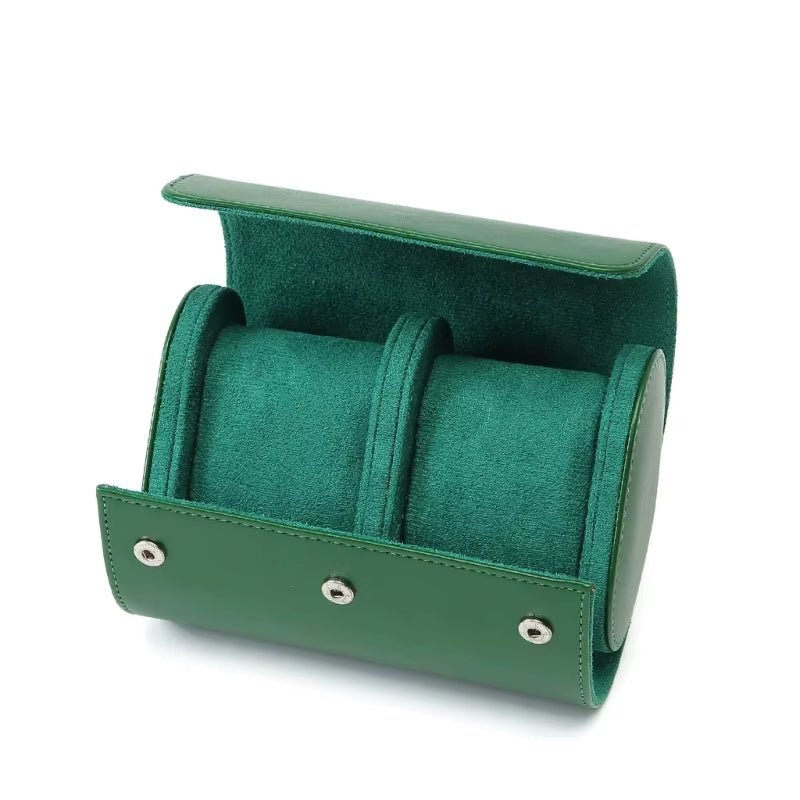 Green Multi - Slot Watch Travel Case - Monomods